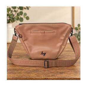Lug Quest Satin Luxe Medium Shoulder Bag Chai Latte Crossbody